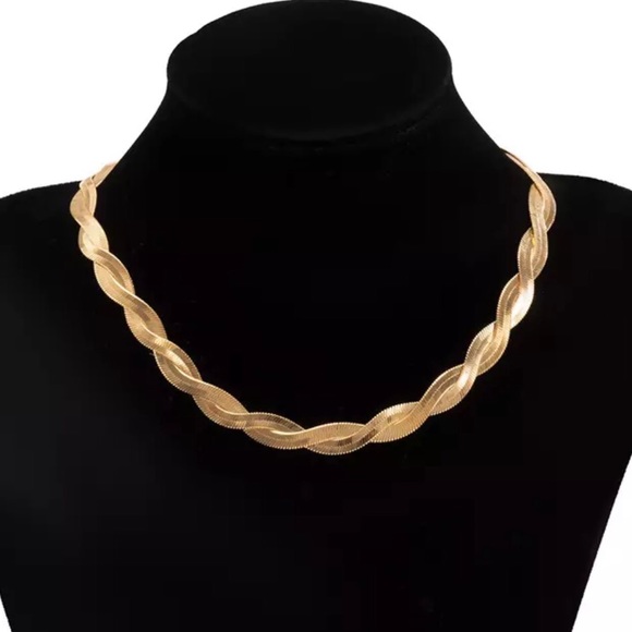 ✨Twist Snake Gold Necklaces✨ - Picture 3 of 4